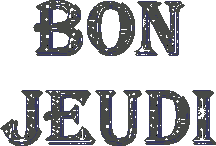 Gif animé bon jeudi noir